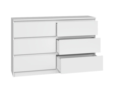 Komoda biała głębokość 30 cm KOM-904-BIEL-MAT