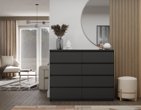 Komoda czarna KOM-907-CZERN-MAT