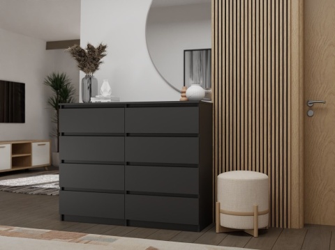 Komoda czarna KOM-907-CZERN-MAT