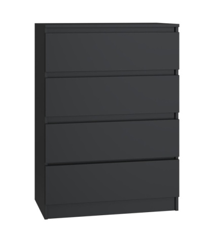 Komoda czarna matowa KOM-902-CZERN-MAT