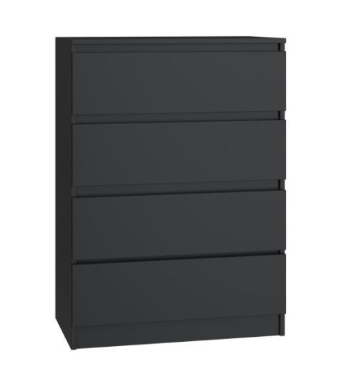 Komoda czarna matowa KOM-902-CZERN-MAT