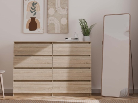 Komoda duża 140 cm dąb sonoma KOM-908-SON