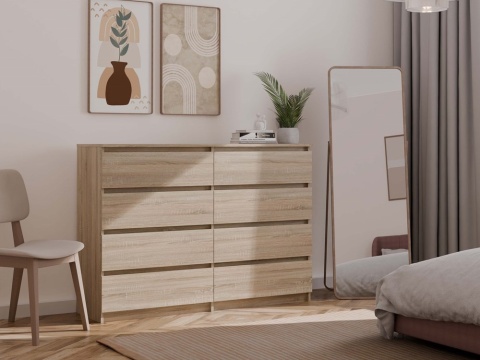 Komoda duża 140 cm dąb sonoma KOM-908-SON