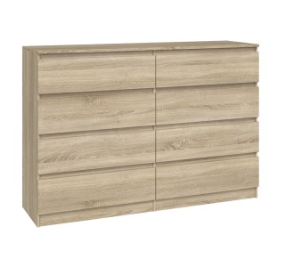 Komoda duża 140 cm dąb sonoma KOM-908-SON