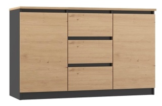 Komoda na ciuchy 120cm KOM-912-ANT-ART-BA