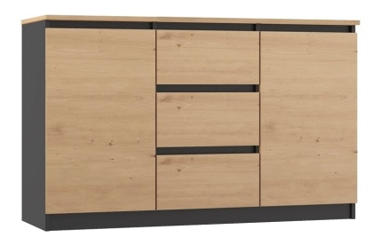 Komoda na ciuchy 120cm KOM-912-ANT-ART-BA