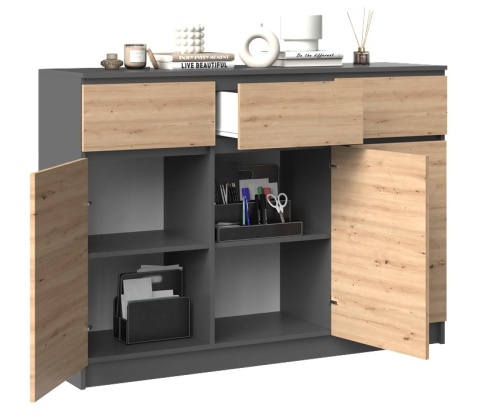 Komoda z drzwiczkami KOM-915-ANT-ART