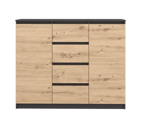 Komoda z szufladami i drzwiczkami KOM-913-ANT-ART