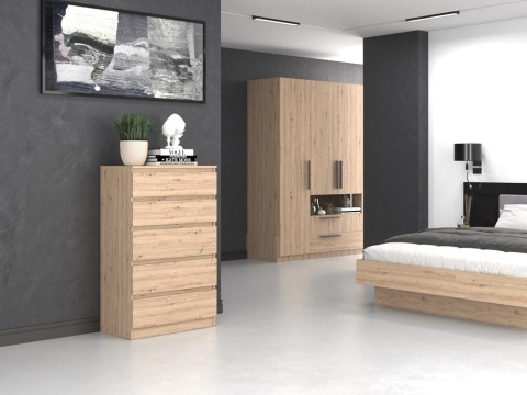 Komoda z szufladami wysoka KOM-903-ART