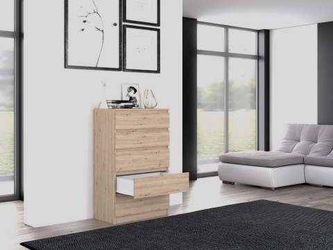 Komoda z szufladami wysoka KOM-903-ART