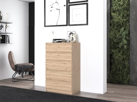 Komoda z szufladami wysoka KOM-903-ART
