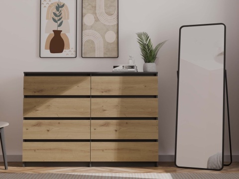 Nowoczesna komoda 140cm KOM-908-ANT-ART