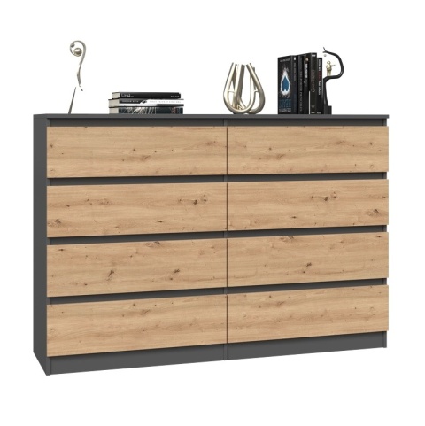 Nowoczesna komoda 140cm KOM-908-ANT-ART