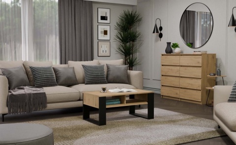 Nowoczesny stolik kawowy STOL-804-ART-CZERN