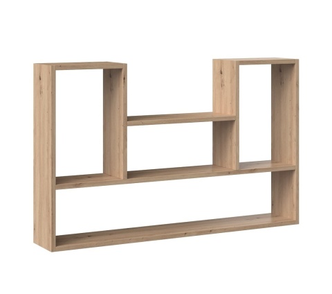 Regał na książki na ścianę dąb artisan POL-1105-ART