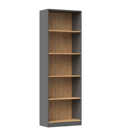 Regał otwarty 60cm antracyt - artisan RE-1403-ANT-ART