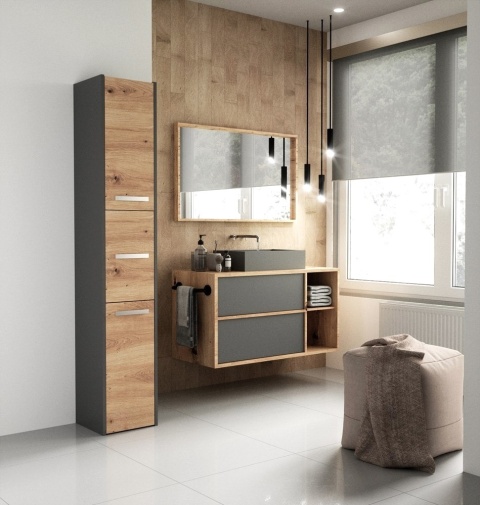 Slupek do lazienki antracyt - artisan LAZ-1310-ANT-ART