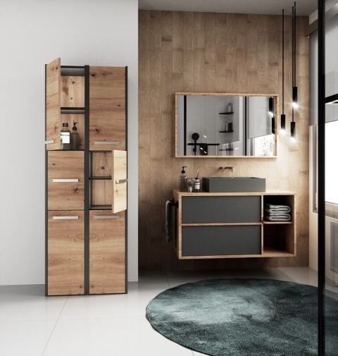 Slupek do lazienki antracyt - artisan LAZ-1310-ANT-ART