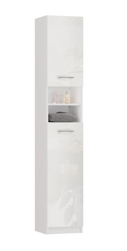 Słupek do łazienki biały połysk LAZ-1306-BIEL-POŁ