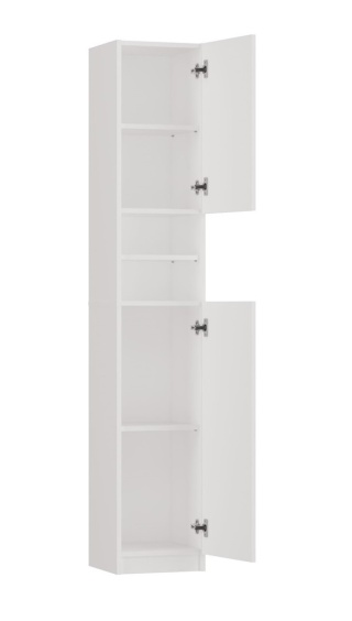 Słupek do łazienki biały połysk LAZ-1306-BIEL-POŁ