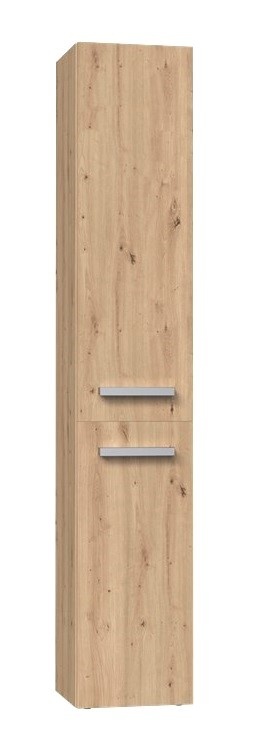 Slupek lazienkowy z koszem dąb artisan LAZ-1316-ART