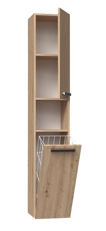 Słupek łazienkowy z koszem na pranie LAZ-1315-ART