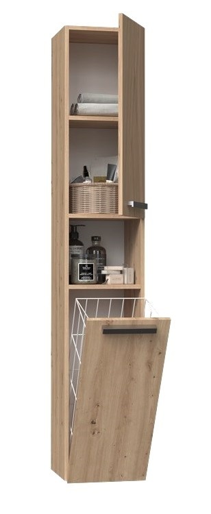 Słupek łazienkowy z koszem na pranie LAZ-1315-ART