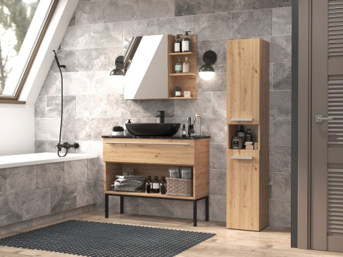 Słupek łazienkowy z koszem na pranie LAZ-1315-ART