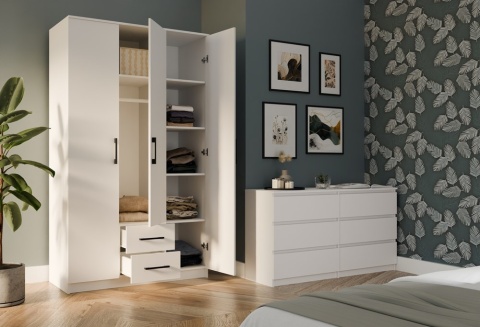 Szafa 120 cm SZAF-1005-BIEL-MAT