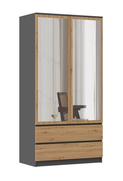 Szafa do przedpokoju 90 cm SZAF-1009-ANT-ART