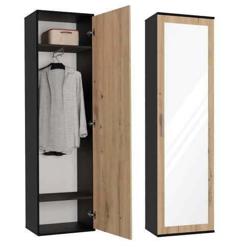 Szafa na kurtki i buty 50cm SZAF-1003-ANT-ART