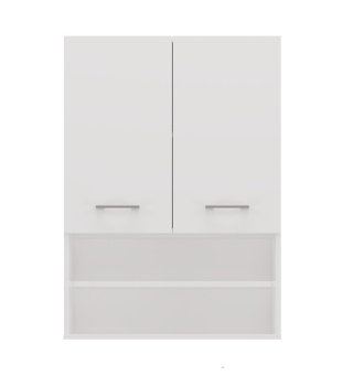 Szafka biała wisząca 64x90cm LAZ-1304-BIEL-MAT