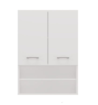 Szafka biała wisząca 64x90cm LAZ-1304-BIEL-MAT