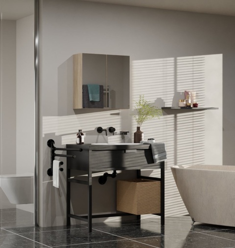 Szafka lustrzana do łazienki LAZ-1324-SON