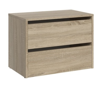 Szafka na buty bez siedziska dąb sonoma BUT-204-SON