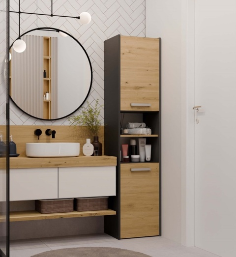 Szafka na plyny do lazienki LAZ-1311-ANT-ART