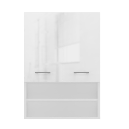 Szafka nad pralkę biały połysk LAZ-1304-BIEL-POŁ