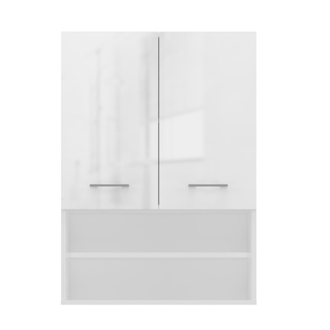 Szafka nad pralkę biały połysk LAZ-1304-BIEL-POŁ