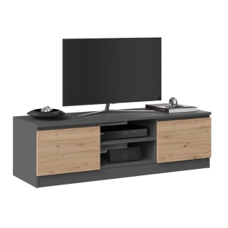 Szafka telewizyjna 120cm antracyt - artisan RTV-501-ANT-ART