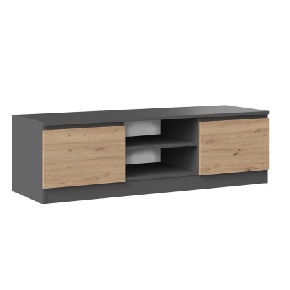 Szafka telewizyjna 120cm antracyt - artisan RTV-501-ANT-ART