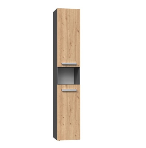 Wąska szafka łazienkowa LAZ-1313-ANT-ART