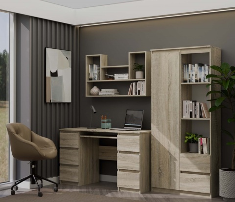 Wisząca półka na kwiaty dąb sonoma POL-1105-SON