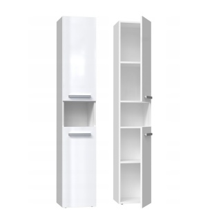 Biała szafka do łazienki LAZ-1313-BIEL-POŁ