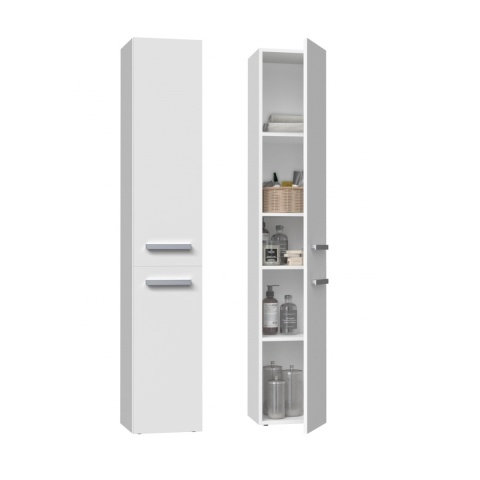 Biała szafka łazienkowa LAZ-1314-BIEL-MAT