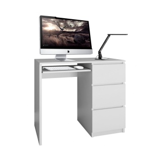 Biurko 100x50 cm biały mat BIUR-707-BIEL-MAT-P