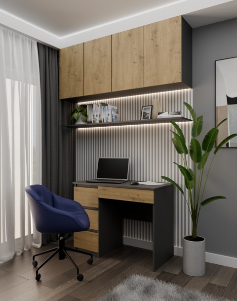 Biurko do salonu BIUR-706-ANT-ART-L