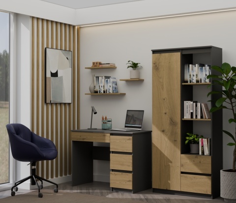 Biurko młodzieżowe BIUR-706-ANT-ART-P