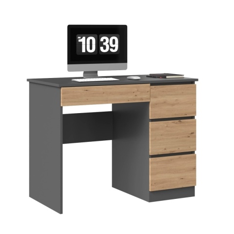 Biurko młodzieżowe BIUR-706-ANT-ART-P