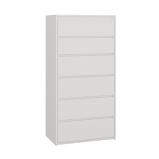 Komoda biała wysoka KOM-917-BIEL-MAT