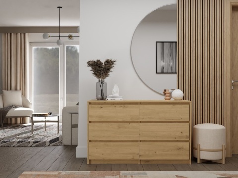 Komoda niska długa dąb artisan KOM-919-ART